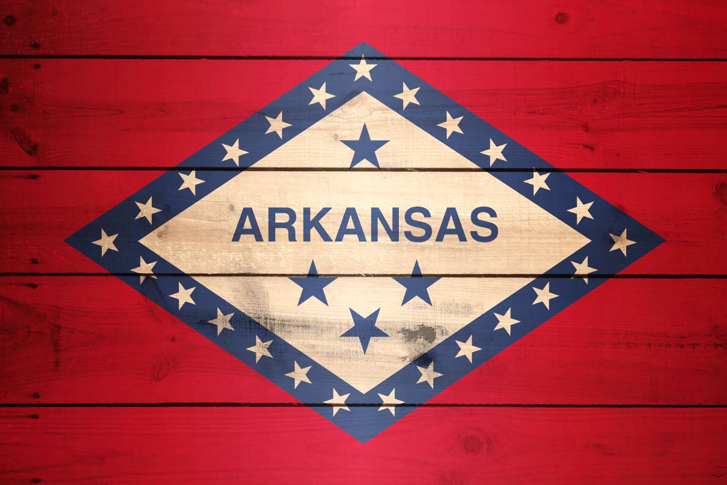 Arkansas флаг